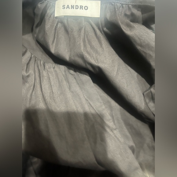 SANDRO 100% COTTON MINI DRESS - Picture 7 of 11